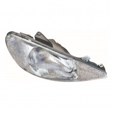 Peugeot 206 1998-2003 Low-Line Single Reflector Head Lamp Unit Driver Side